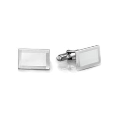 Rhodium Finish Brite Etched Cufflinks Rhodium Finish Brite Etched Cufflinks