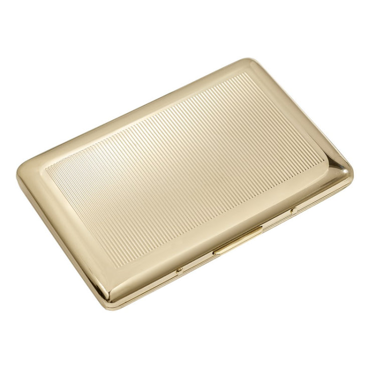 Stainless Steel Gold Finish Card or Cigarette Case Stainless Steel Gold Finish Card or Cigarette Case