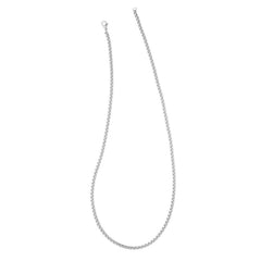 20 Stainless Steel 3mm Rounded Box Chain 20 Stainless Steel 3mm Rounded Box Chain