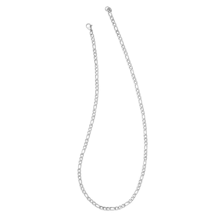 24 Stainless Steel 4mm Figaro Chain 24 Stainless Steel 4mm Figaro Chain