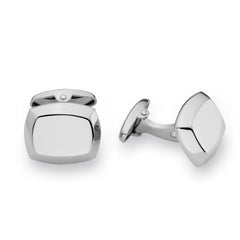 Stainless Steel Beveled Rectangle Cufflinks Stainless Steel Beveled Rectangle Cufflinks