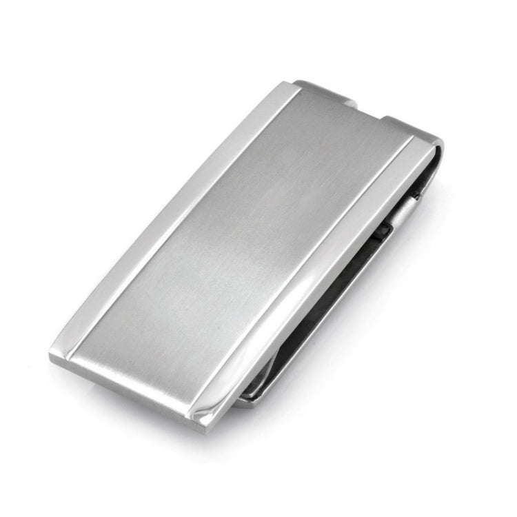 Stainless Steel Satined Money Clip W/Polish Edges Stainless Steel Satined Money Clip W/Polish Edges