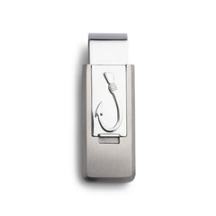 Stainless Steel PVD Finish Flip Money Clip w/Fish Hook Stainless Steel PVD Finish Flip Money Clip w/Fish Hook
