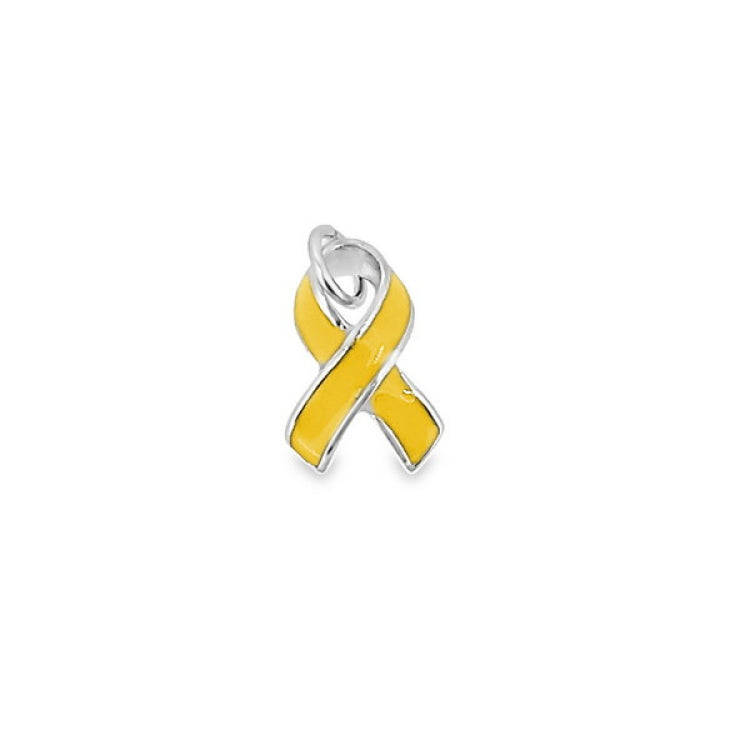 Bella Cavo Yellow Ribbon Charm