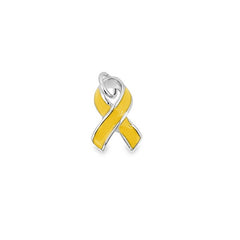 Bella Cavo Yellow Ribbon Charm