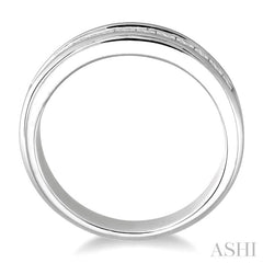 1/2 Ctw Princess Cut Diamond Wedding Band in 14K White Gold