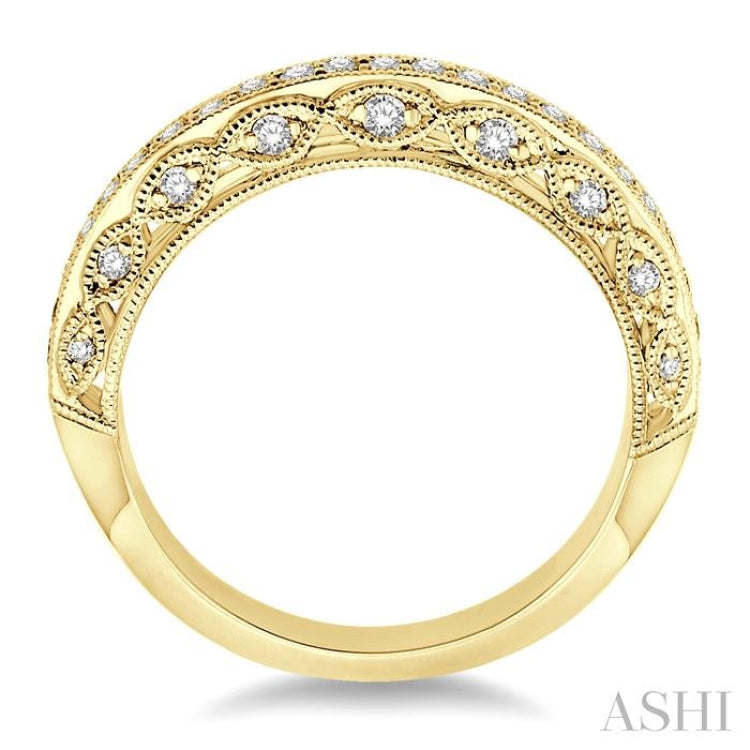 3/8 Ctw Diamond Matching Wedding Band in 14K Yellow Gold