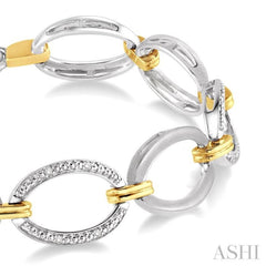 1/20 Ctw Single Cut Diamond Bracelet in Sterling Silver