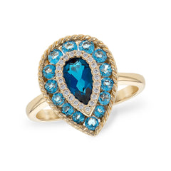 14KT Gold Ladies Diamond Ring