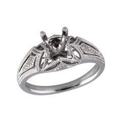 14KT Gold Semi-Mount Engagement Ring
