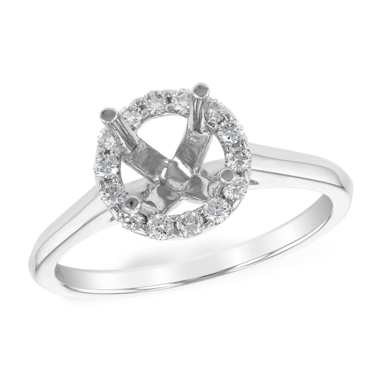 14KT Gold Semi-Mount Engagement Ring