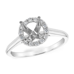 14KT Gold Semi-Mount Engagement Ring