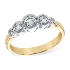 14KT Gold Ladies Wedding Ring