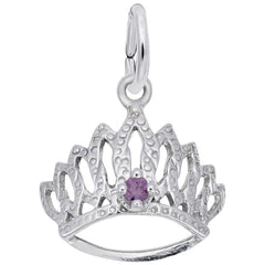 14 KT TIARA W/BIRTHSTONE-JUNE