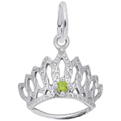 14 KT TIARA W/BIRTHSTONE-AUG