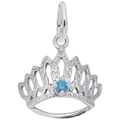 14 KT TIARA W/BIRTHSTONE-DEC