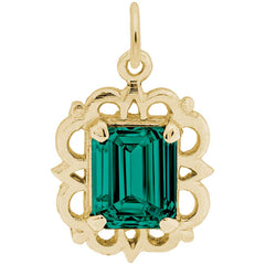 14 KT Birthstone Charm - May