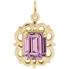 14 KT Birthstone Charm - Oct