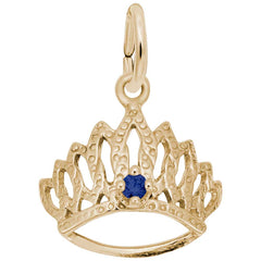 14 KT TIARA W/BIRTHSTONE-SEPT