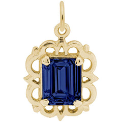 10 KT Birthstone Charm - Sep