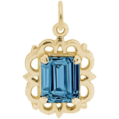 14 KT Birthstone Charm - Dec