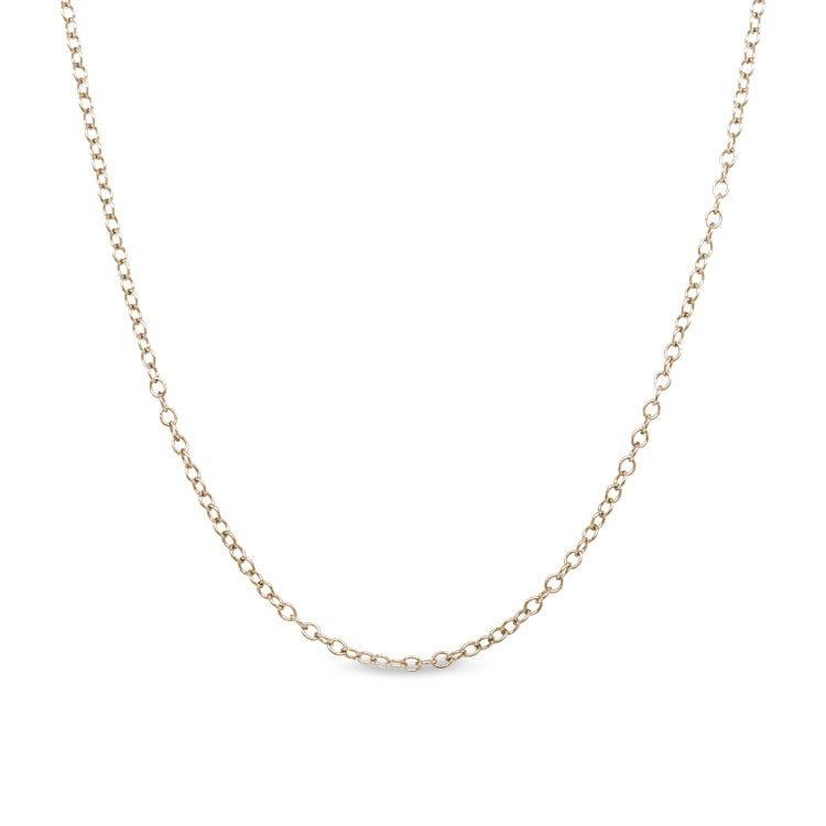 20 Gold Finish Sterling Silver Fine Cable Chain