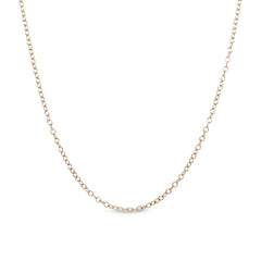 20 Gold Finish Sterling Silver Fine Cable Chain
