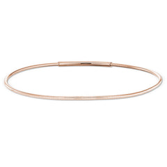 Rose gold finish finish sterling silver flexible birthgem charm bracelet 6.5