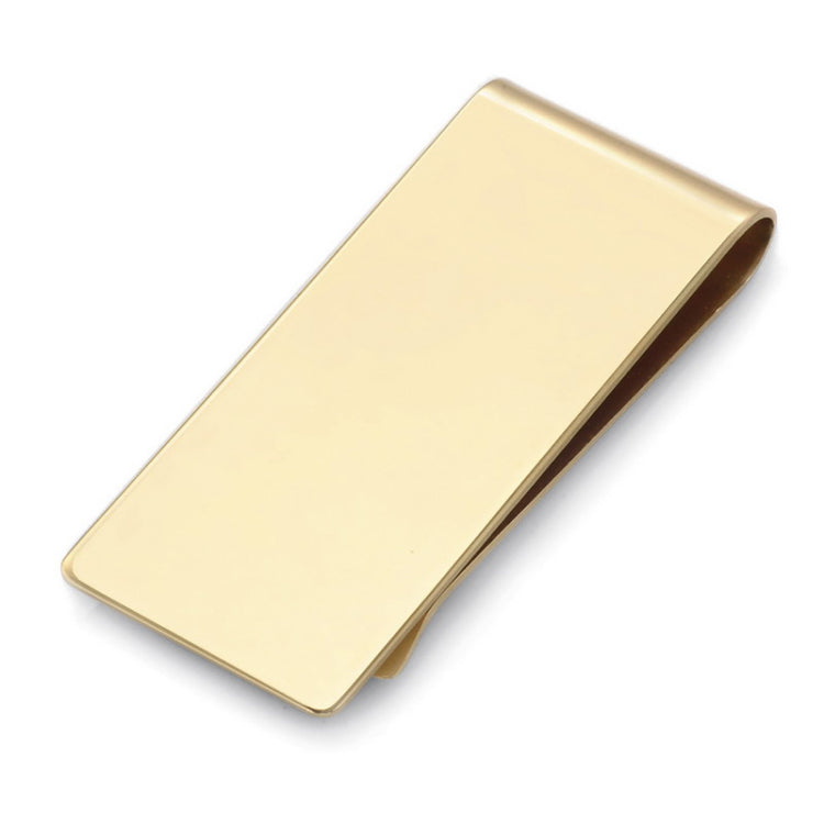 Gold Finish Plain Polished Money Clip