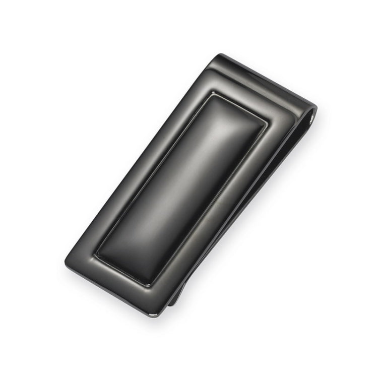 Framed Polished Gun Metal Money Clip