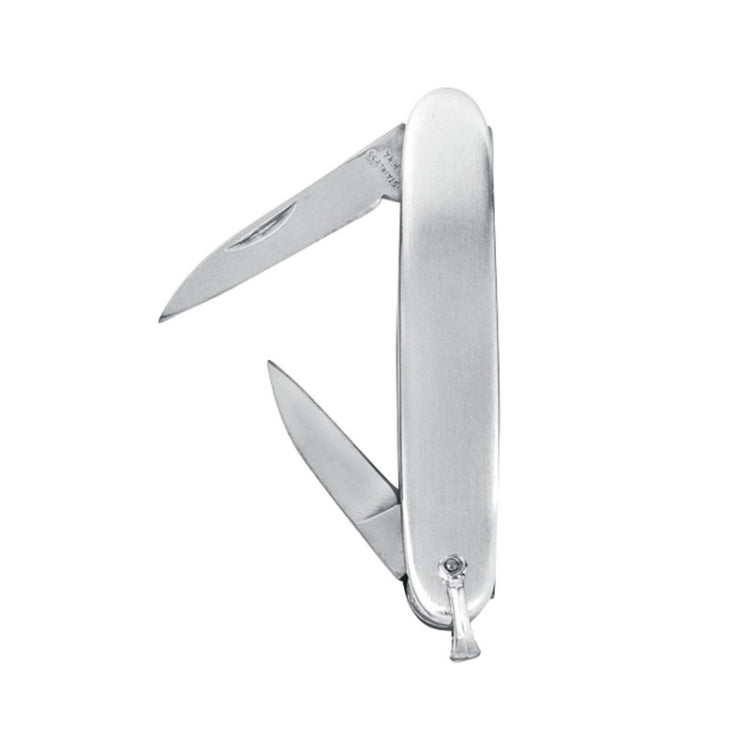 Rhodium Finish 2-Blade Pocket Knife
