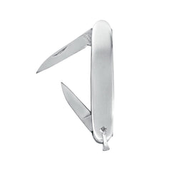 Rhodium Finish 2-Blade Pocket Knife