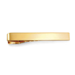 Gold Finish Plain Polished Tie Bar