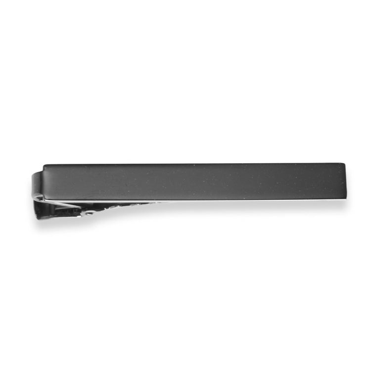Plain Gun Metal Tie Bar 225 Long