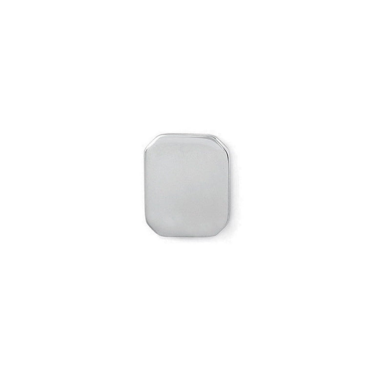 Rhodium Finish Brite Polish Tie Tack