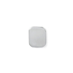 Rhodium Finish Brite Polish Tie Tack