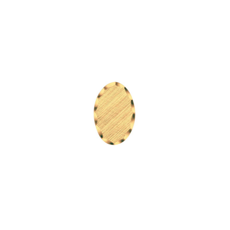 Gold Finish Florentine Scallop Tie Tack