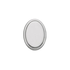 Rhodium Finish Black Epoxy Tie Tac-No Initial