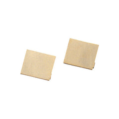 14K Yellow Gold Large Rectangle Polished Cufflinks