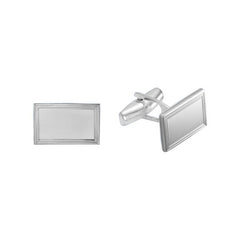 Sterling Rectangle Cufflinks