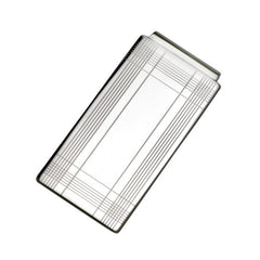 Sterling Silver 7/8 Hindged Tartan Plaid