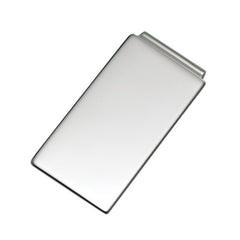 Sterling Silver 7/8 Hindged Plain Polished Money Clip