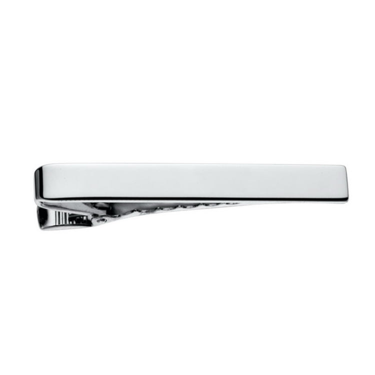 Sterling Silver Tie Bar Plain Polished