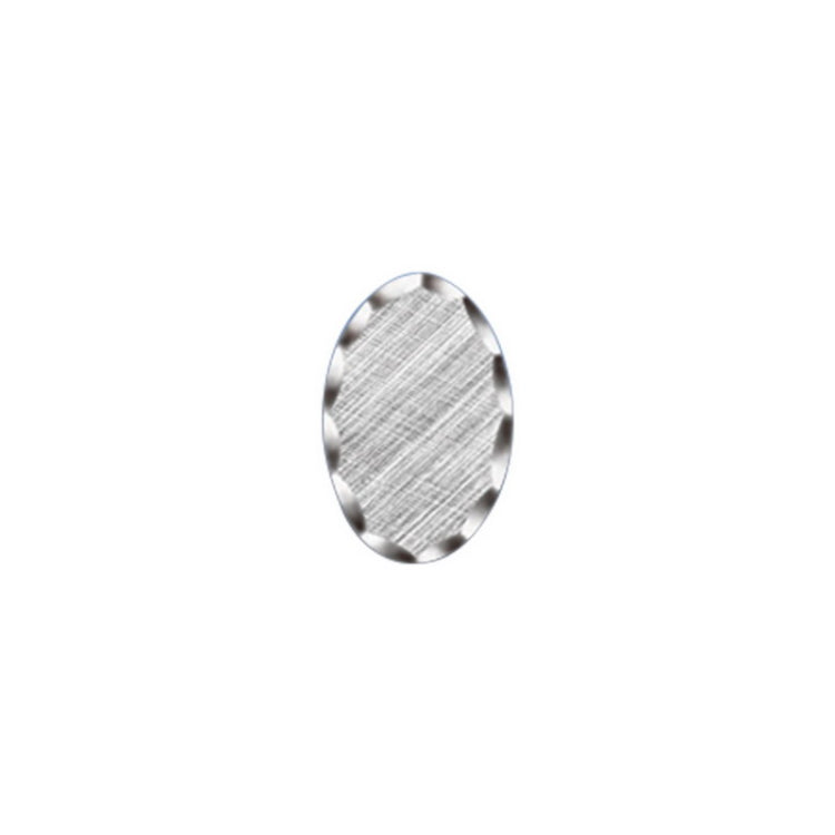 Sterling Silver Oval Florentine Engraved Tie Tack