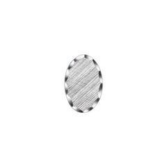 Sterling Silver Oval Florentine Engraved Tie Tack