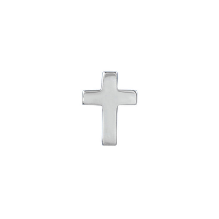 Sterling Silver Cross Tie Tack