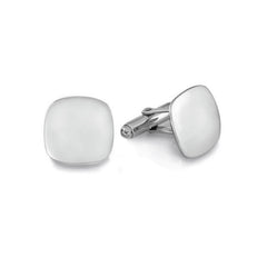 Sterling Silver Cushion Shape Cufflinks