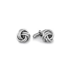Sterling Silver Love Knot Cufflinks