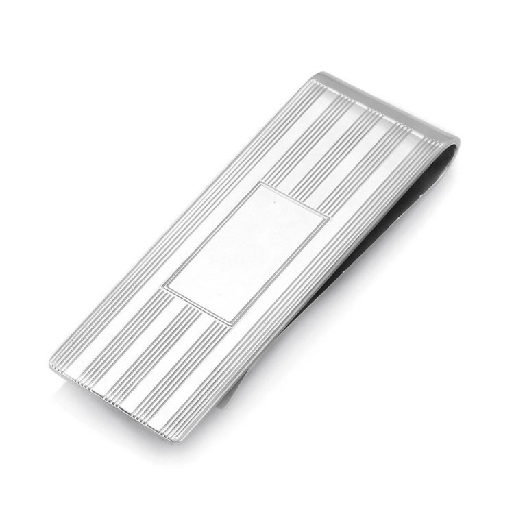 3/4 Sterling Silver Engine Turned Money Clip