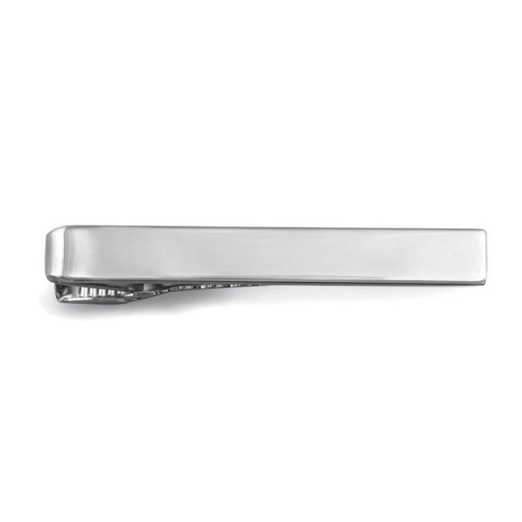 Sterling Silver Plain Polished Tie Bar